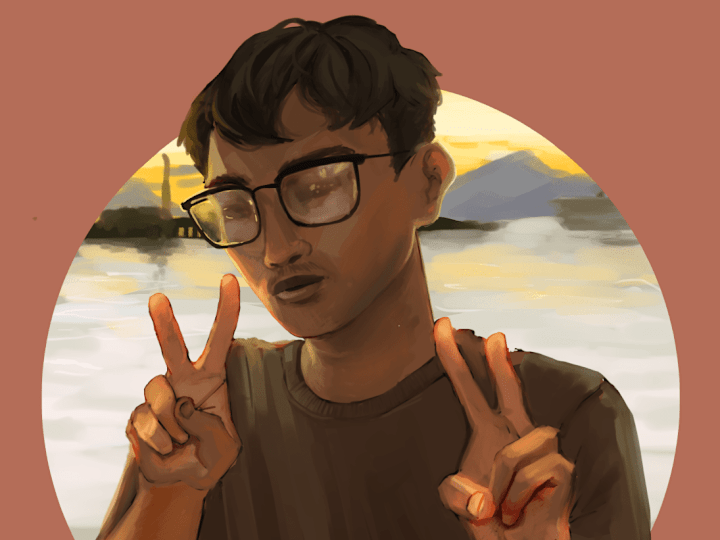 Cover image for Portrait with Sunset