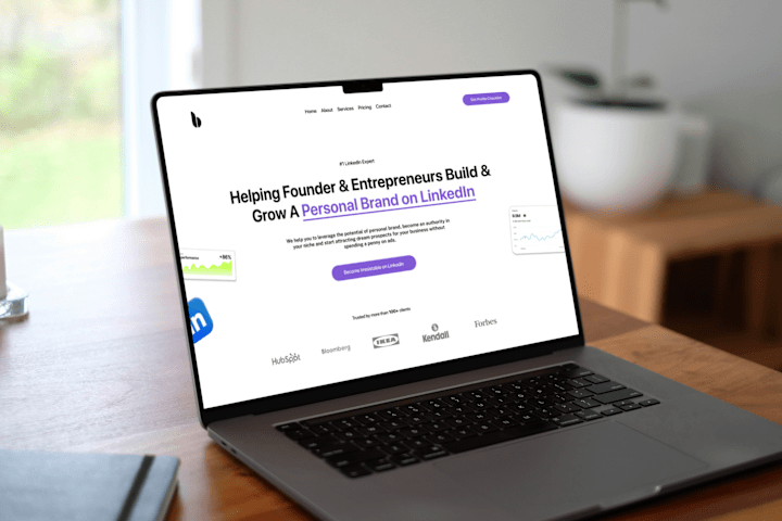 Cover image for Brandimic Landing Page Design