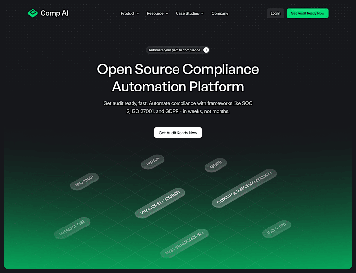 Cover image for CompAI: Landing Page & Multi-Page Web Design