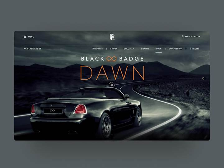 Cover image for Rolls-Royce Motor Cars - Campaign Websites