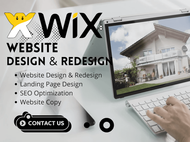 Cover image for I will wix website design redesign wix website wix website