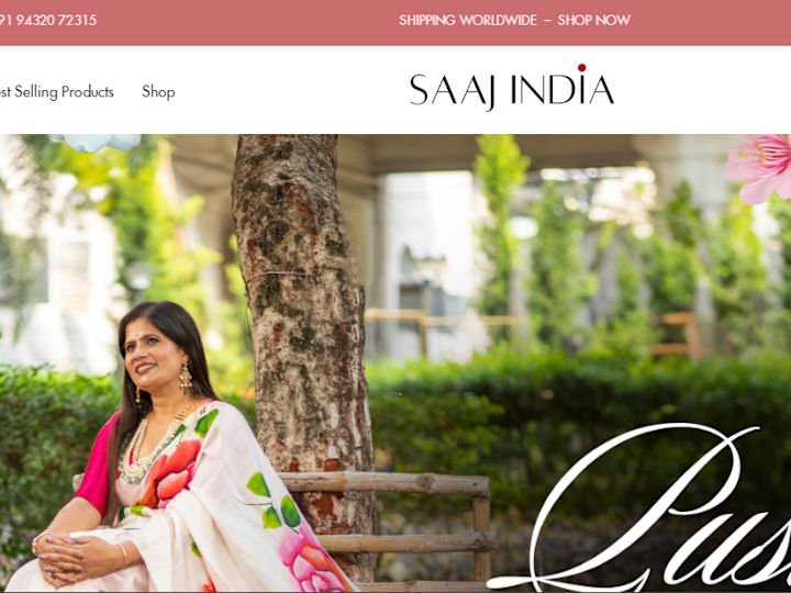 Cover image for Saajindia Website Design & Development