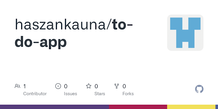 Cover image for GitHub - haszankauna/to-do-app