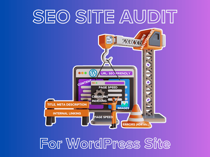 Cover image for WordPress SEO Audit: Content, Technical Health (1 - 500 pages)