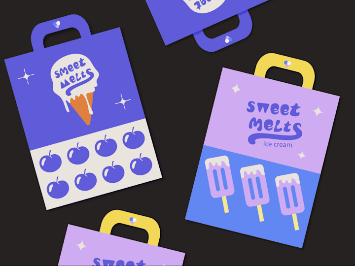 Cover image for 🍦 Brand Identity for Sweet Melts: Where Fun Meets Flavor 