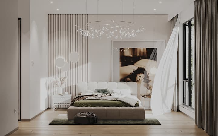 Cover image for Simple and Stylish Bedroom Design on Behance