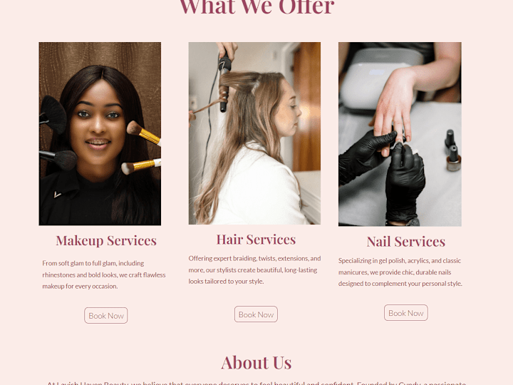 Cover image for Home - Lavish Haven Beauty “Lavish Haven Beauty | Hair, Makeup …