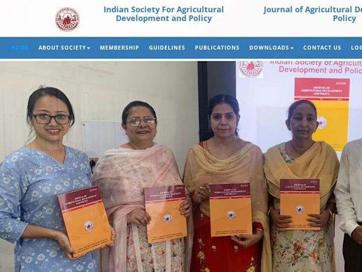 Cover image for  Indian Society for Agricultural Development and Policy 