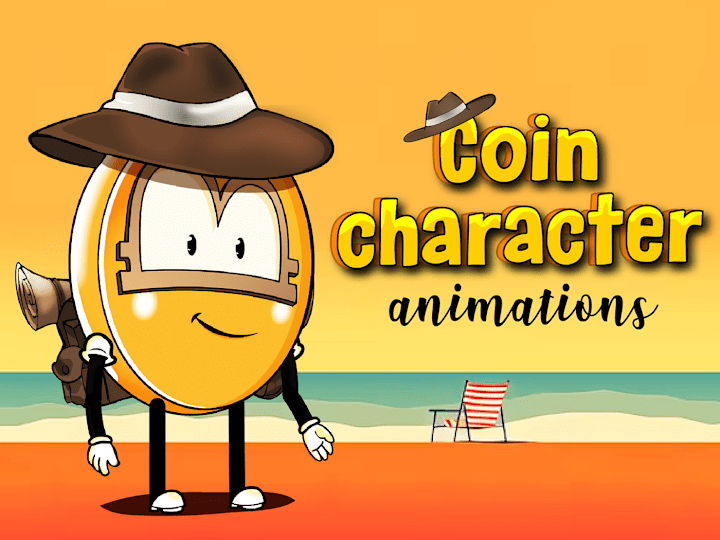 Cover image for 2D Coin Game Character Animation 