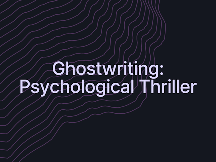 Cover image for Ghostwriting: Psychological Thriller