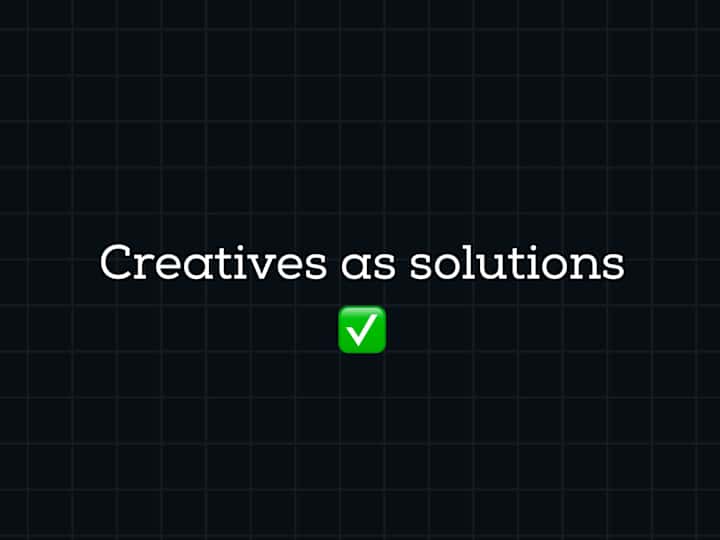 Cover image for Creative solutions❌ Creative as solutions✅ 