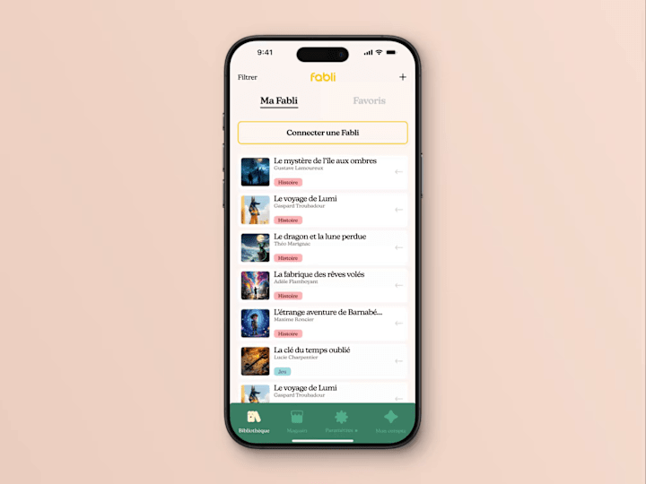 Cover image for Fabli – L’application compagnon de la tablette pour enfant