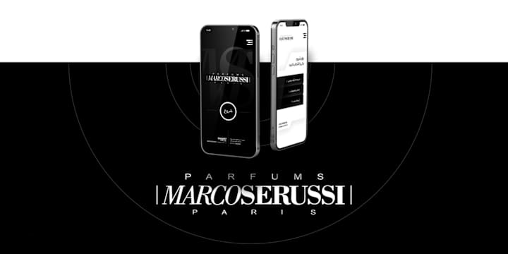 Cover image for MarcoSerussi Perfume - interactive catalog and UIUX design