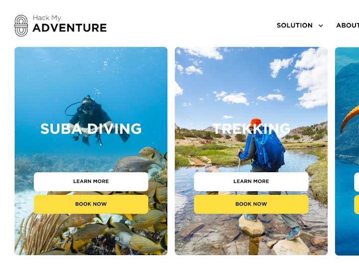 Cover image for Adventure sports company(HackMyAdventure)