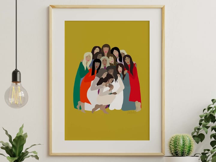 Cover image for Digital Drawing "Mothers of Mothers" | Ashley Hale