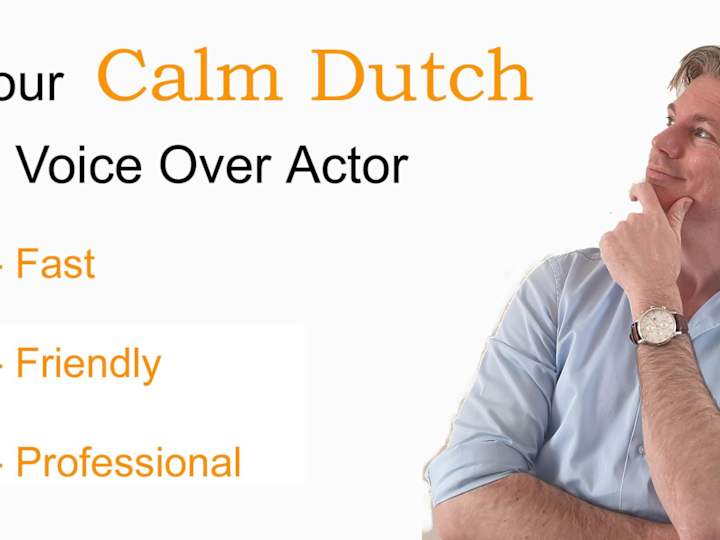 Cover image for Voice over in Dutch or English with different accents