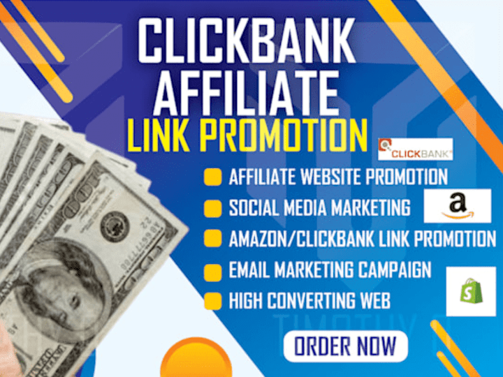 Cover image for I will do affiliate referral link promotion, Affiliate marketing