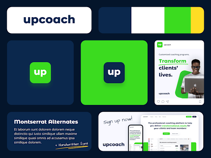 Cover image for upcoach: Rebranding the Professional Coaching Platform Company