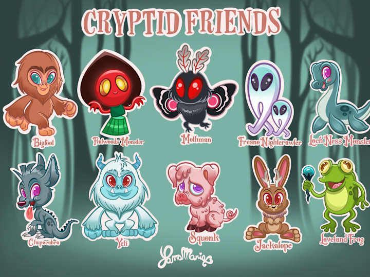 Cover image for Cryptid toy line