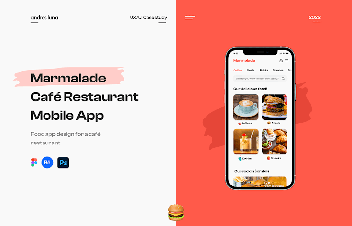 Cover image for Marmalade - Café Restaurant Mobile App