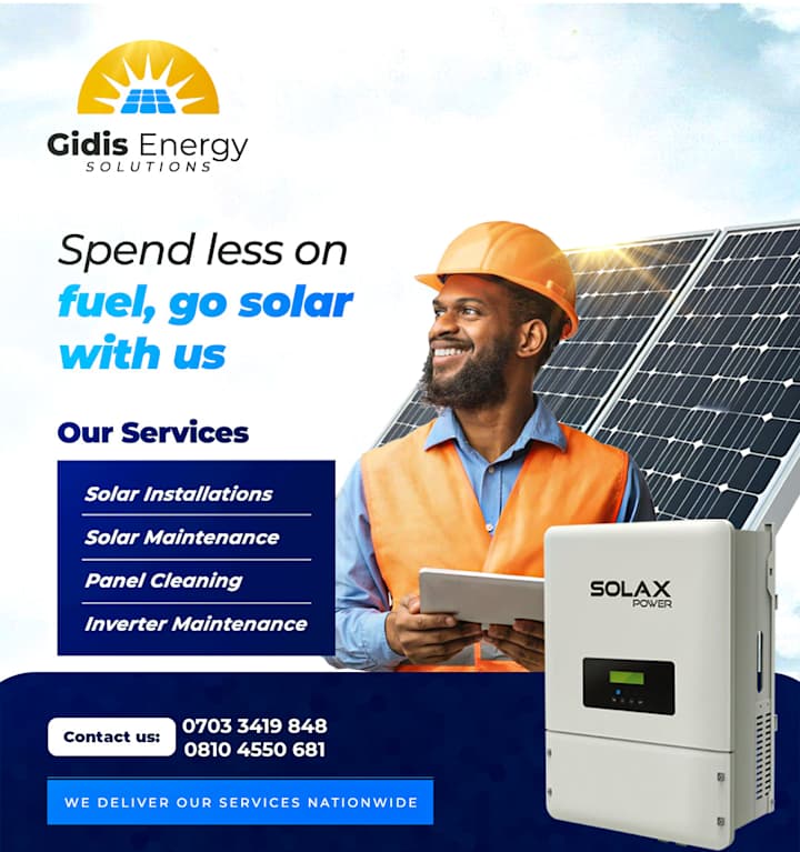 Cover image for Gidis Energy Flyer