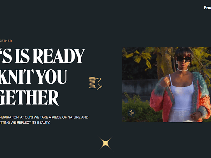 Cover image for Website Design for Oli's Knitting
