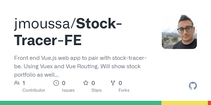 Cover image for Stock Tracer (Modified stock dashboard inspired by Robinhood)