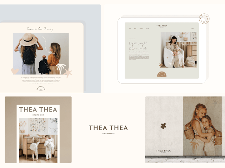 Cover image for Thea Thea I Branding /Website (eComms)