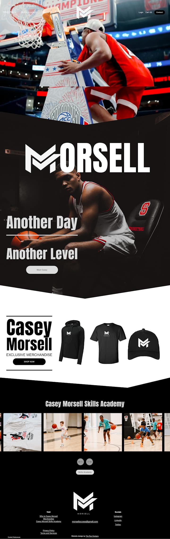 Cover image for Squarespace Site for Casey Morsell