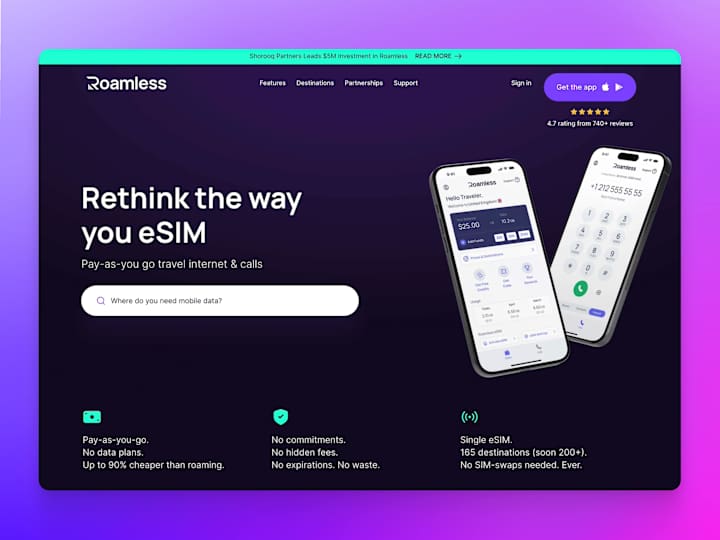 Cover image for 🚀 Framer Development of Roamless.com  🚀
