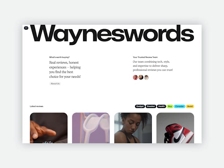 Cover image for Wayneswords