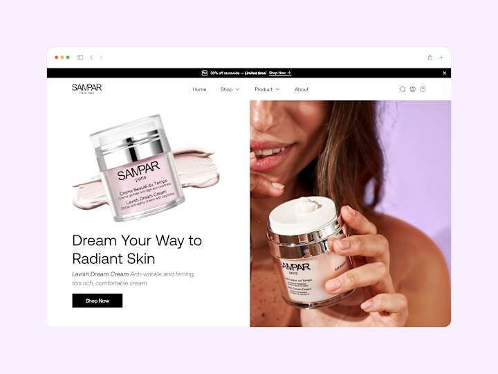 Cover image for Website for Ecommerce Platform – SAMPAR