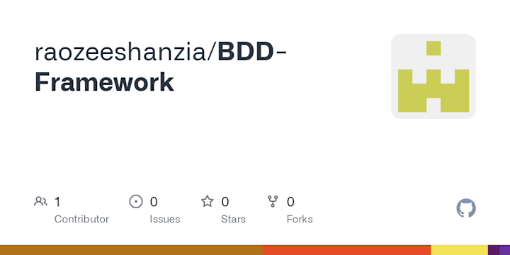 Cover image for raozeeshanzia/BDD-Framework