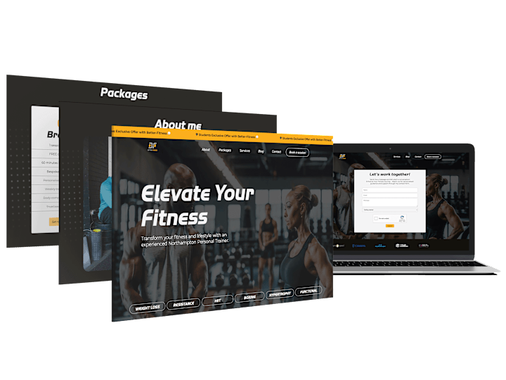 Cover image for Fitness Brand Custom Webflow Design