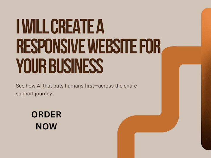 Cover image for I will create a responsive website for your business