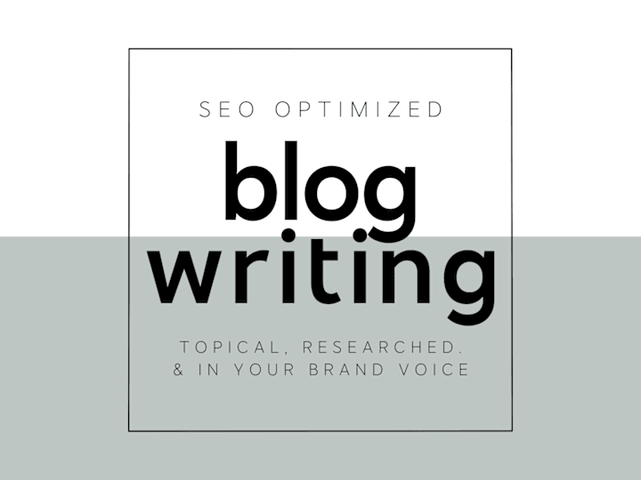 Cover image for SEO Content Writing (Blogs)