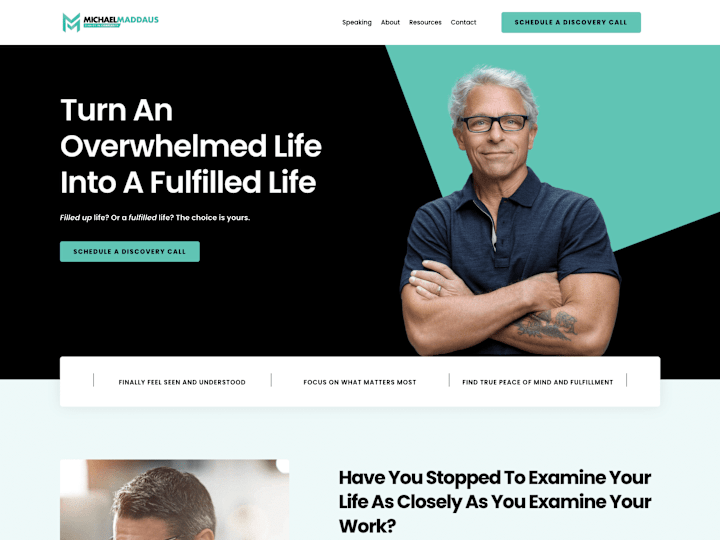 Cover image for Michael Maddaus | Physician Life Coach