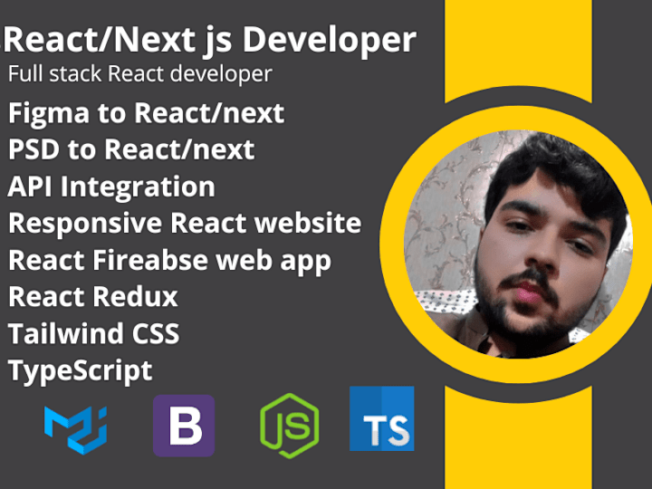 Cover image for Frontend Engineer | React.js Developer | Next.js Developer