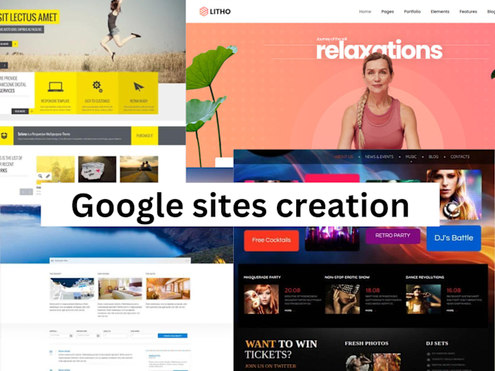 Cover image for Professional google sites for business or personal use
