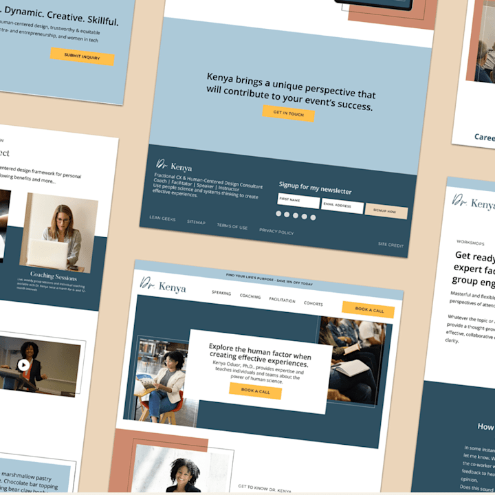 Cover image for Dr. Kenya Oduor LearnWorlds Website Design