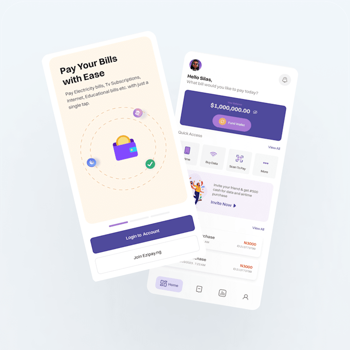 Cover image for Bill Payment App Design