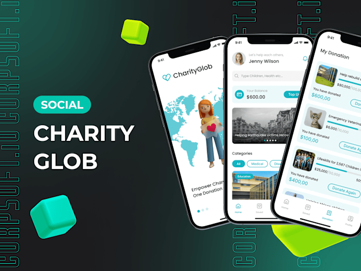 Cover image for The donation app for charity foundation overview