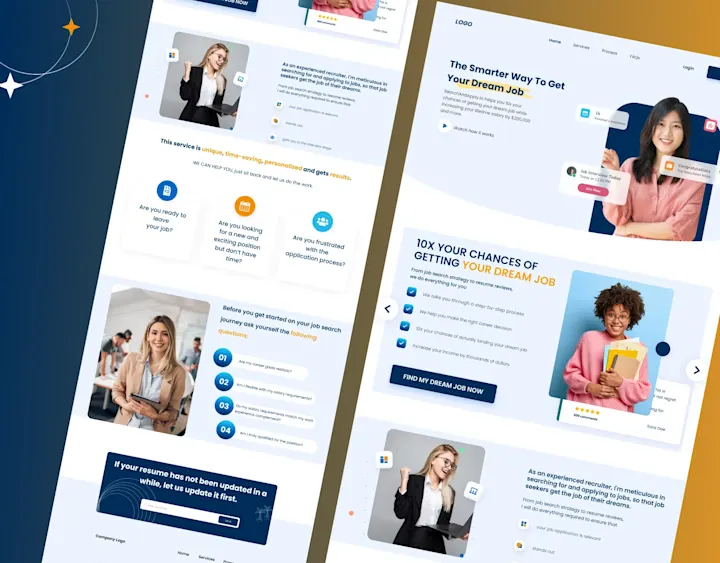 Cover image for Job Finder Landing Page