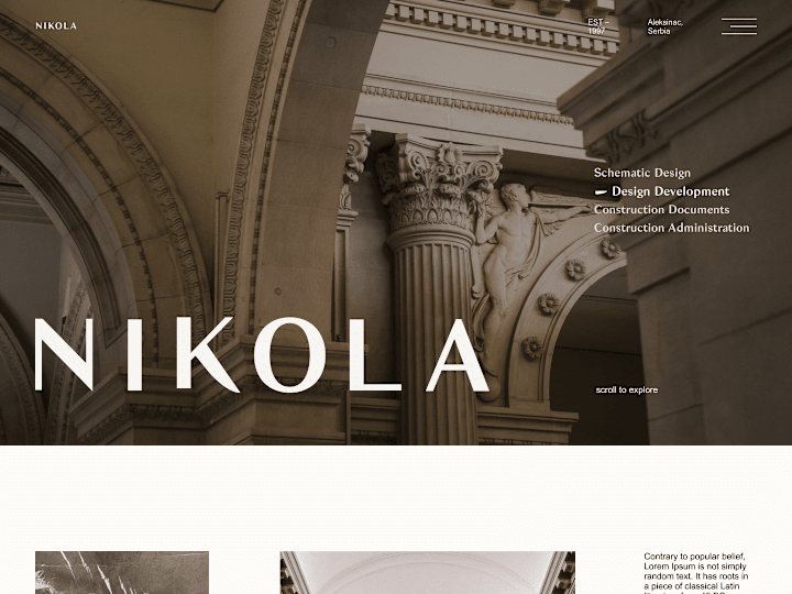 Cover image for Web Template Design: Nikola