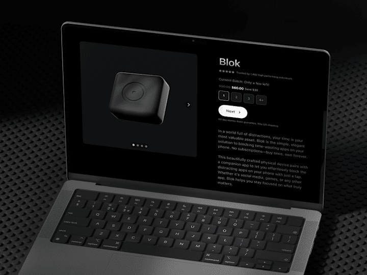 Cover image for Tech Hardware E-Commerce Website Revamp: Blok