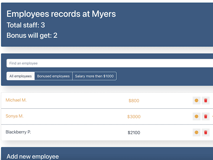 Cover image for Employees Record React App