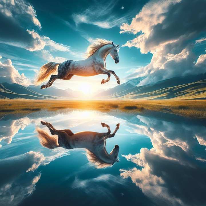 Cover image for AI Art - Flying Horse