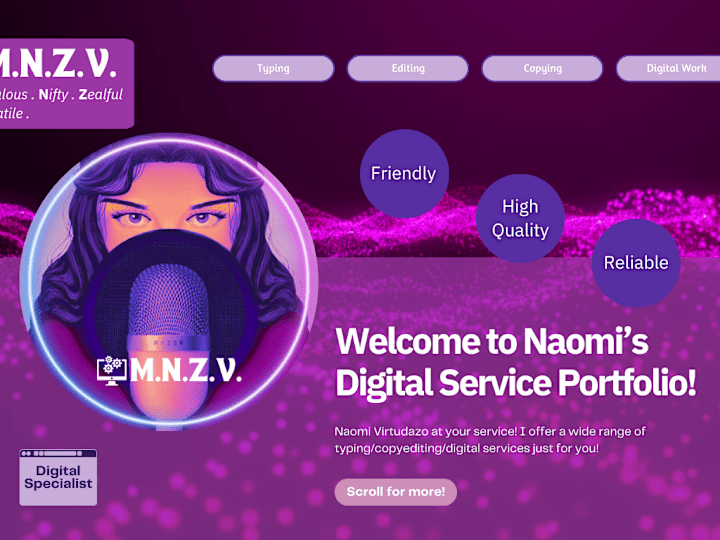 Cover image for Digital Services! (Typing/Designing/Editing)