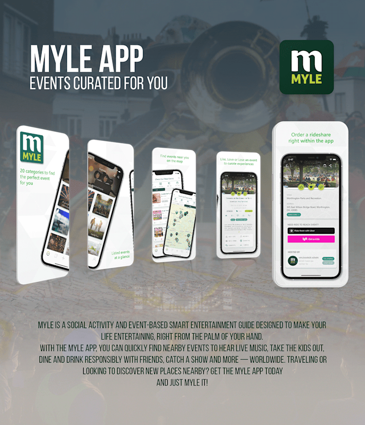 Cover image for MYLE - App Store Screenshot Design
