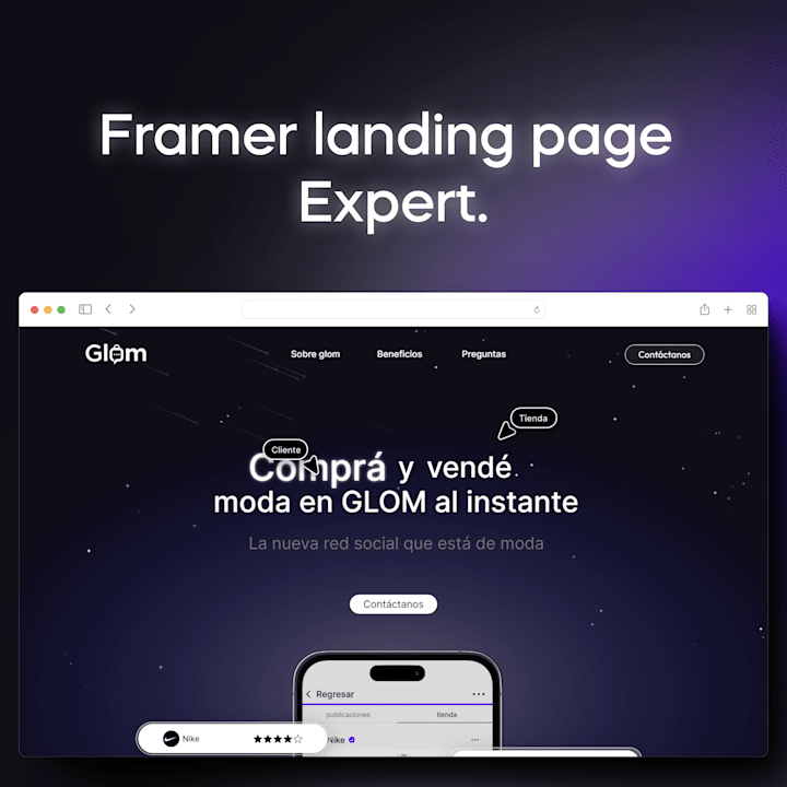 Cover image for Framer Landing Page  🔥